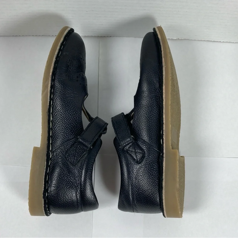 Mini Boden Toddler Kids Size 13 T-Bar Flats Maryjane’s Black School